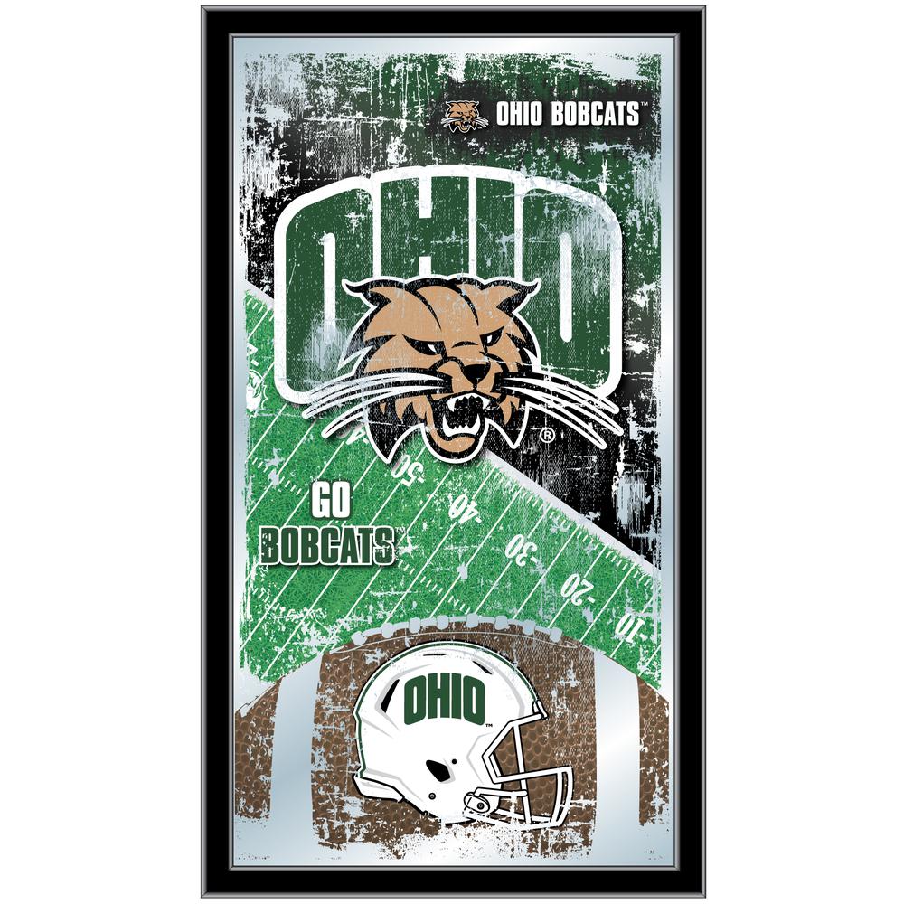Ohio University 15" x 26" Football Mirror. Picture 1
