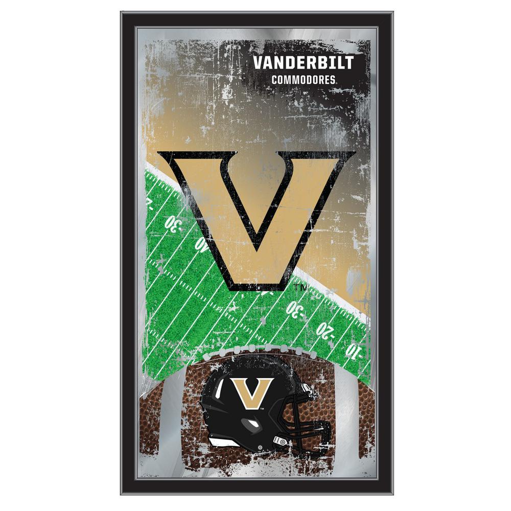 Vanderbilt 15" x 26" Football Mirror. Picture 1