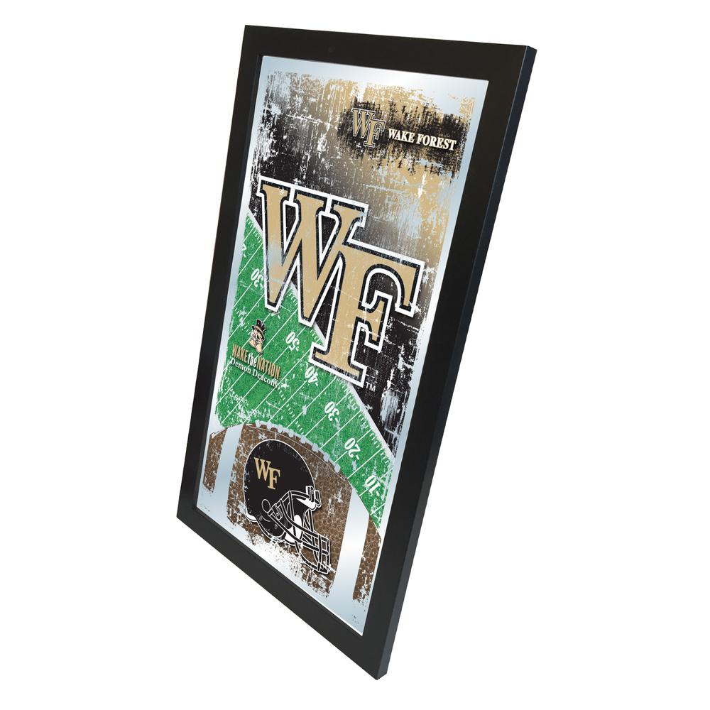 Wake Forest 15" x 26" Football Mirror. Picture 2