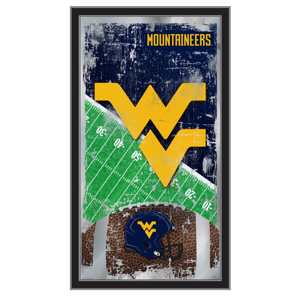 West Virginia 15" x 26" Football Mirror. Picture 1
