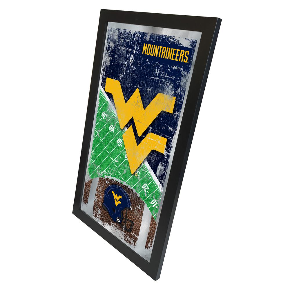 West Virginia 15" x 26" Football Mirror. Picture 2