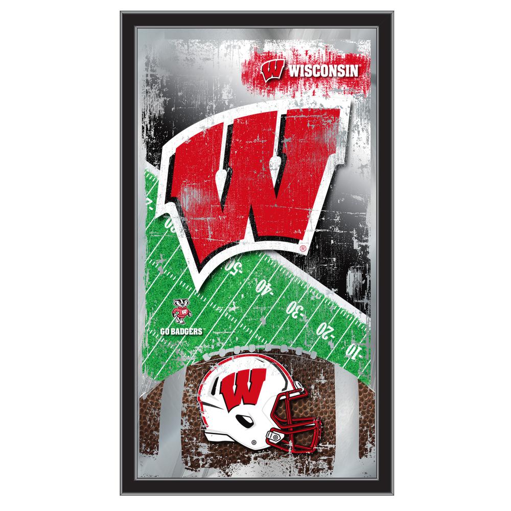 Wisconsin 15" x 26" Football Mirror. Picture 1
