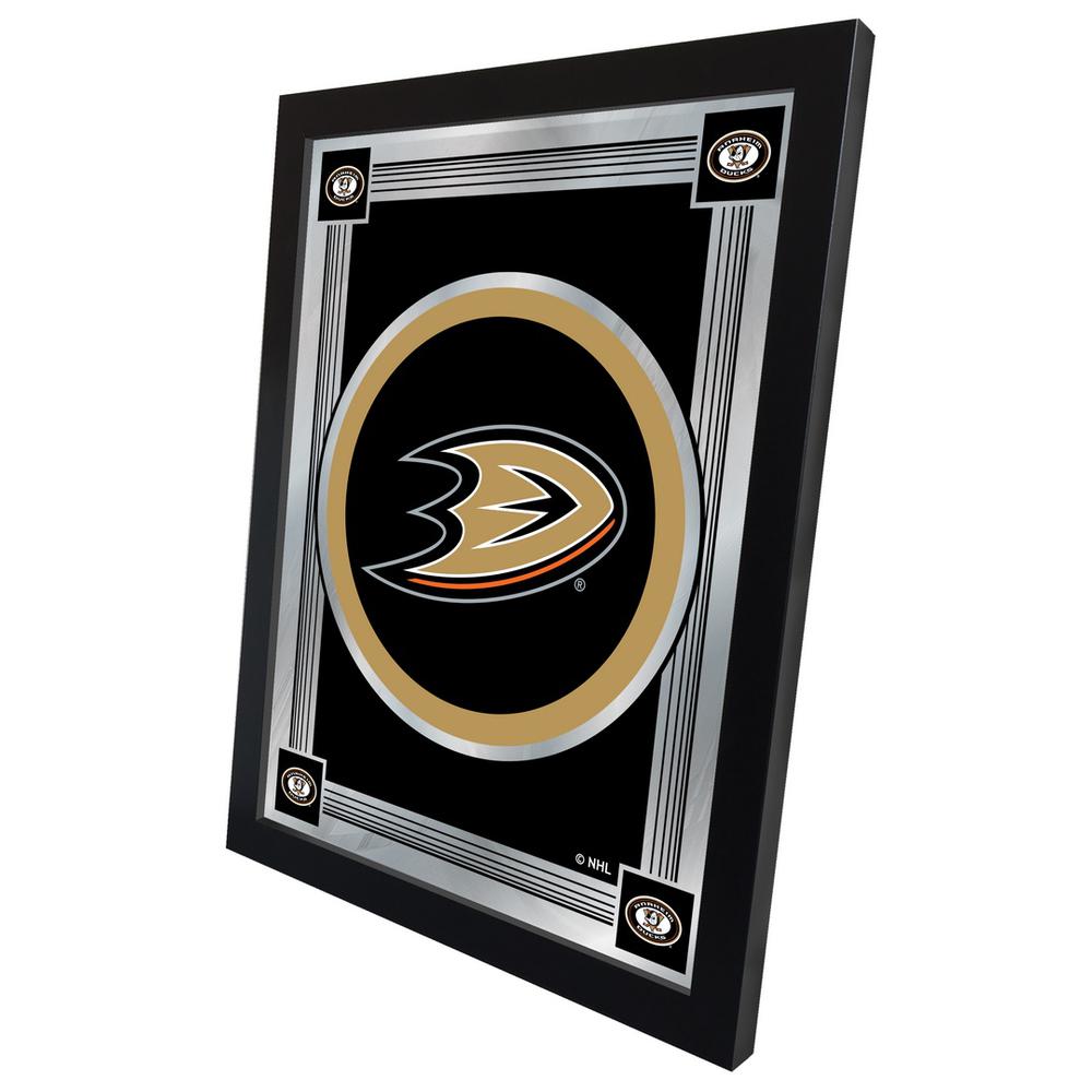 Anaheim Ducks 17" x 22" Logo Mirror. Picture 2