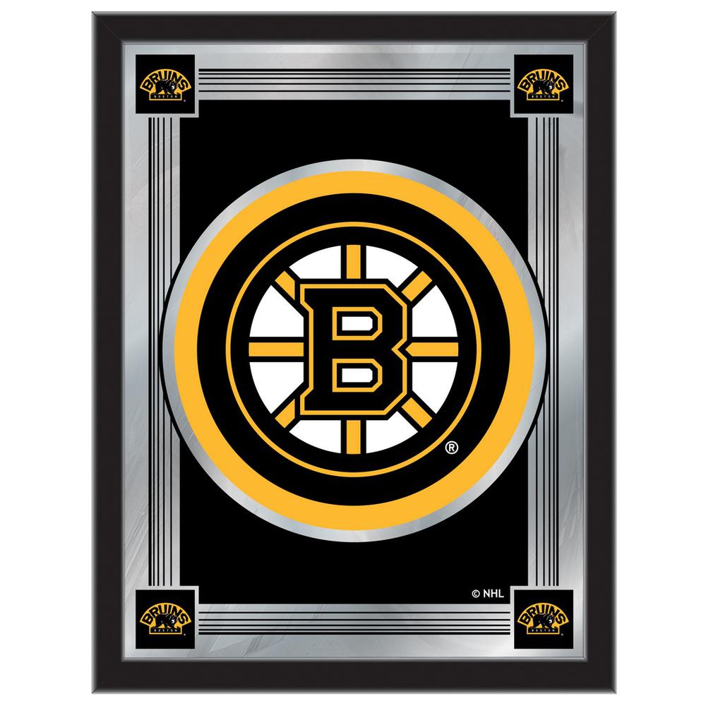 Boston Bruins 17" x 22" Logo Mirror. Picture 1