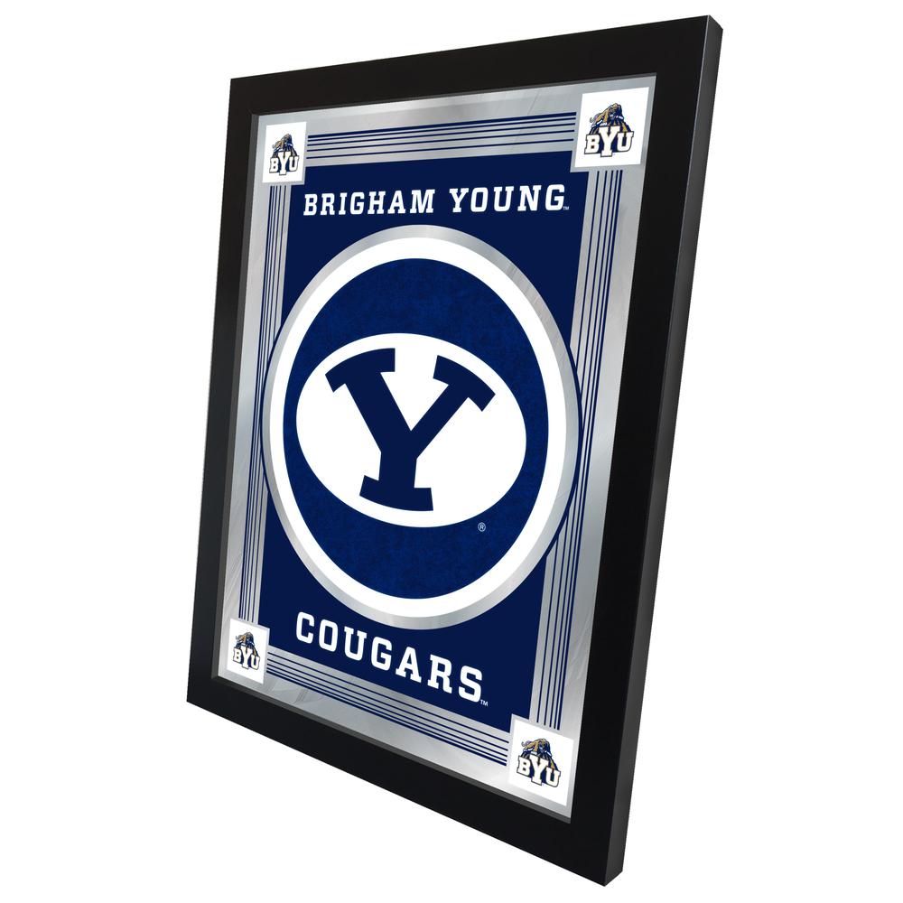 Brigham Young 17" x 22" Logo Mirror. Picture 2