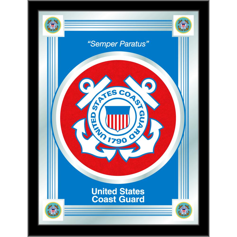 U.S. Coast Guard 17" x 22" Logo Mirror. Picture 1