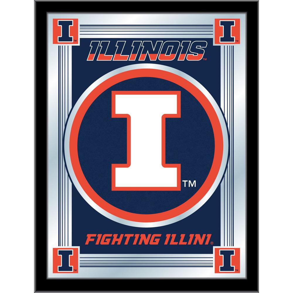 Illinois 17" x 22" Logo Mirror. Picture 1