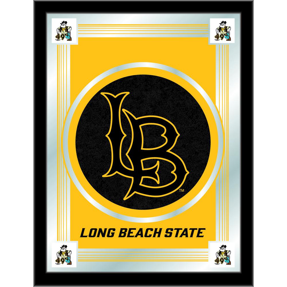 Long Beach State University 17" x 22" Logo Mirror. Picture 1