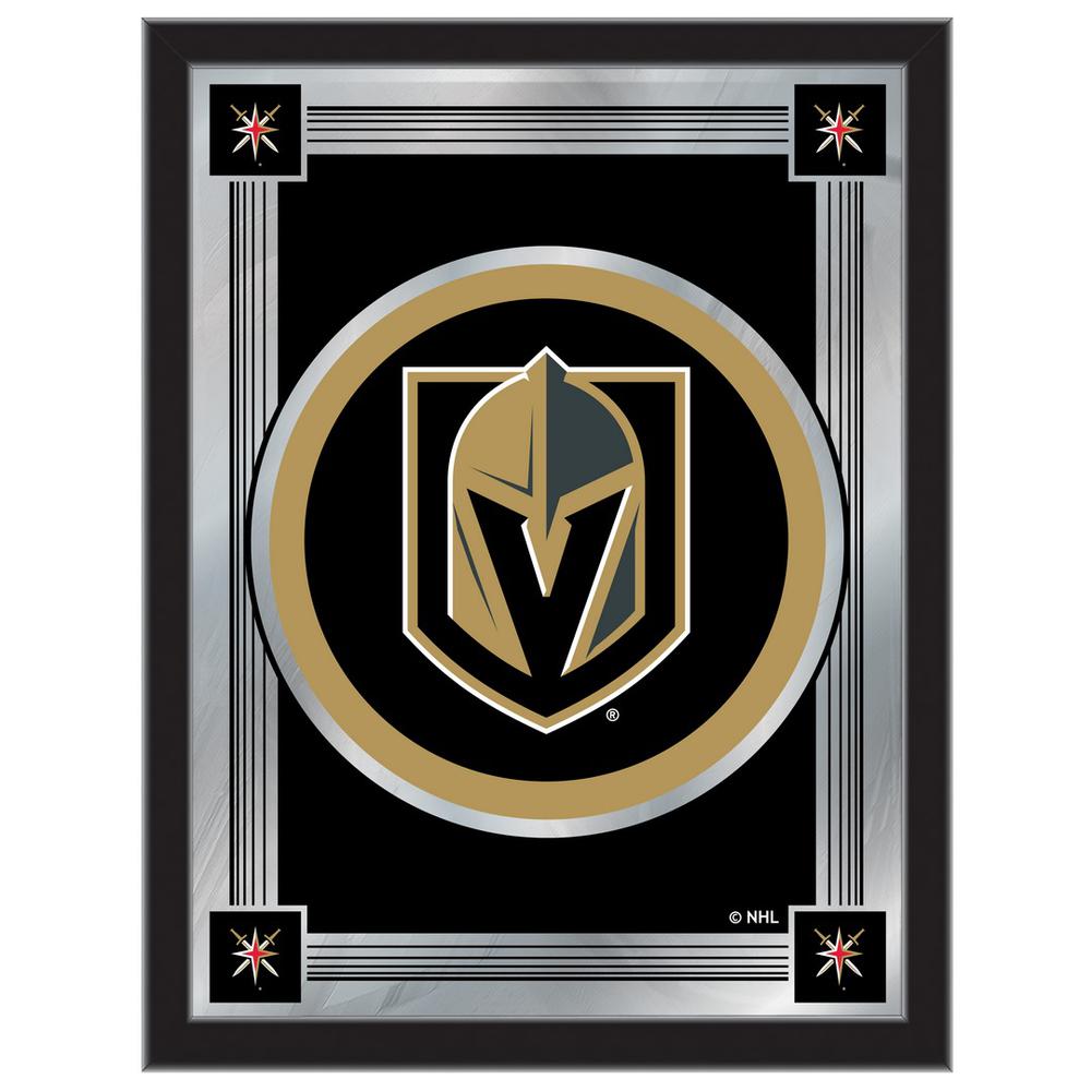 Vegas Golden Knights 17" x 22" Logo Mirror. Picture 1