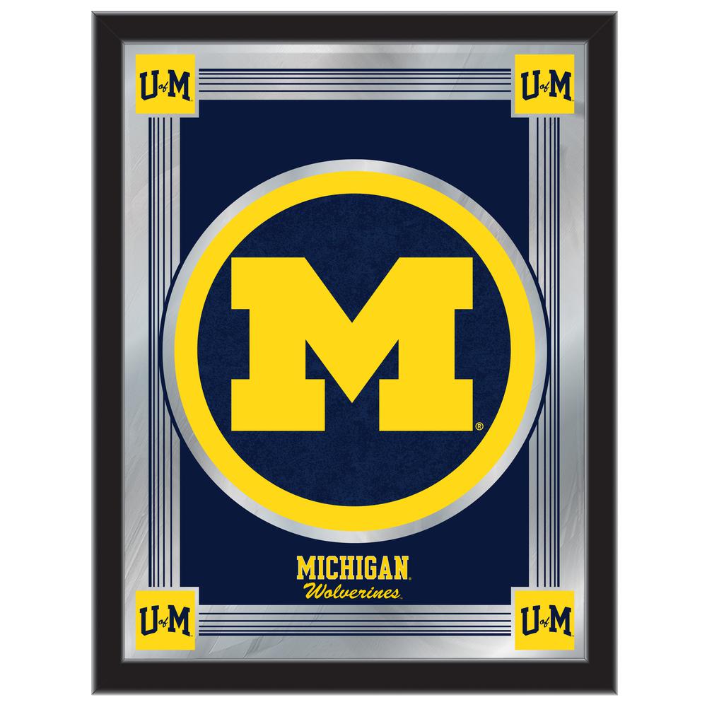 Michigan 17" x 22" Logo Mirror. Picture 1