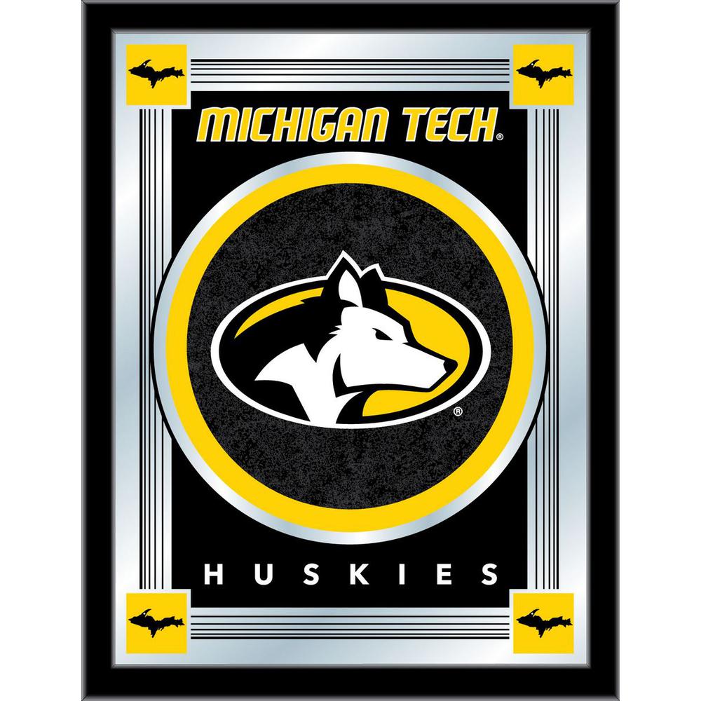 Michigan Tech 17" x 22" Logo Mirror. Picture 1