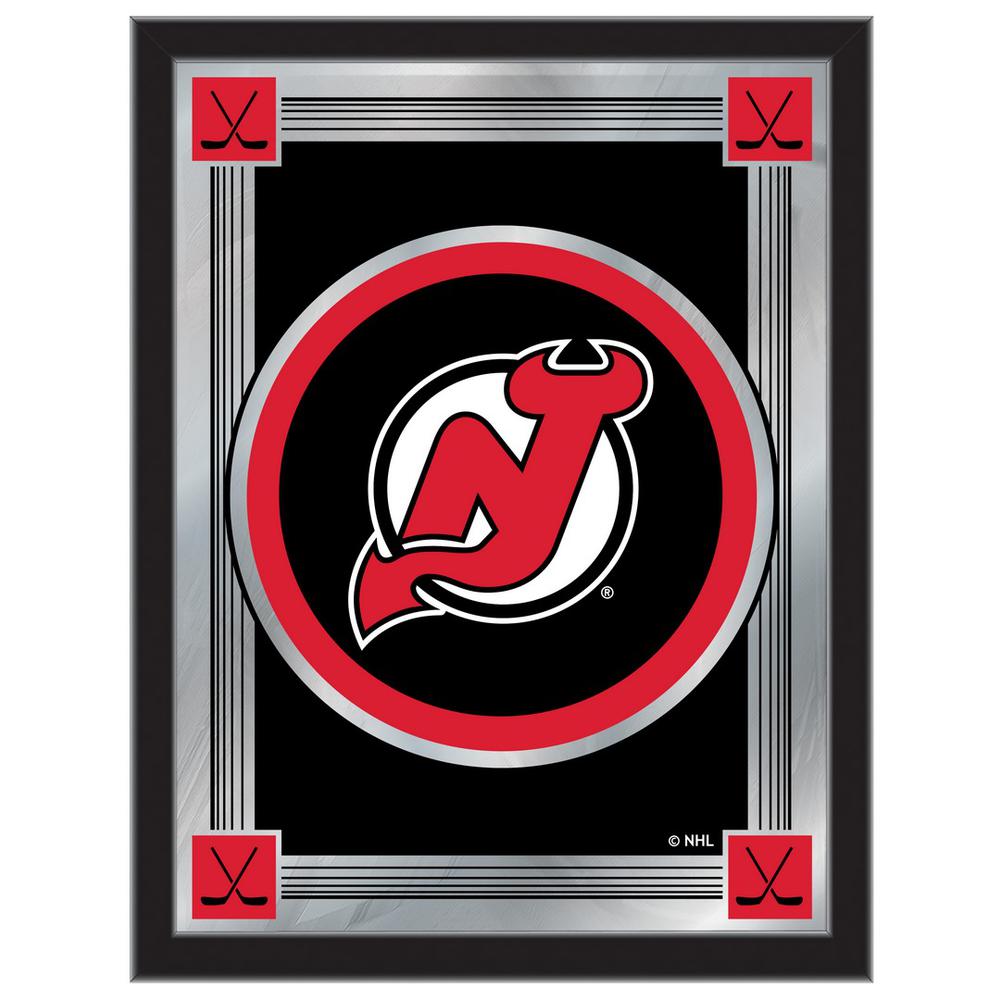 New Jersey Devils 17" x 22" Logo Mirror. Picture 1