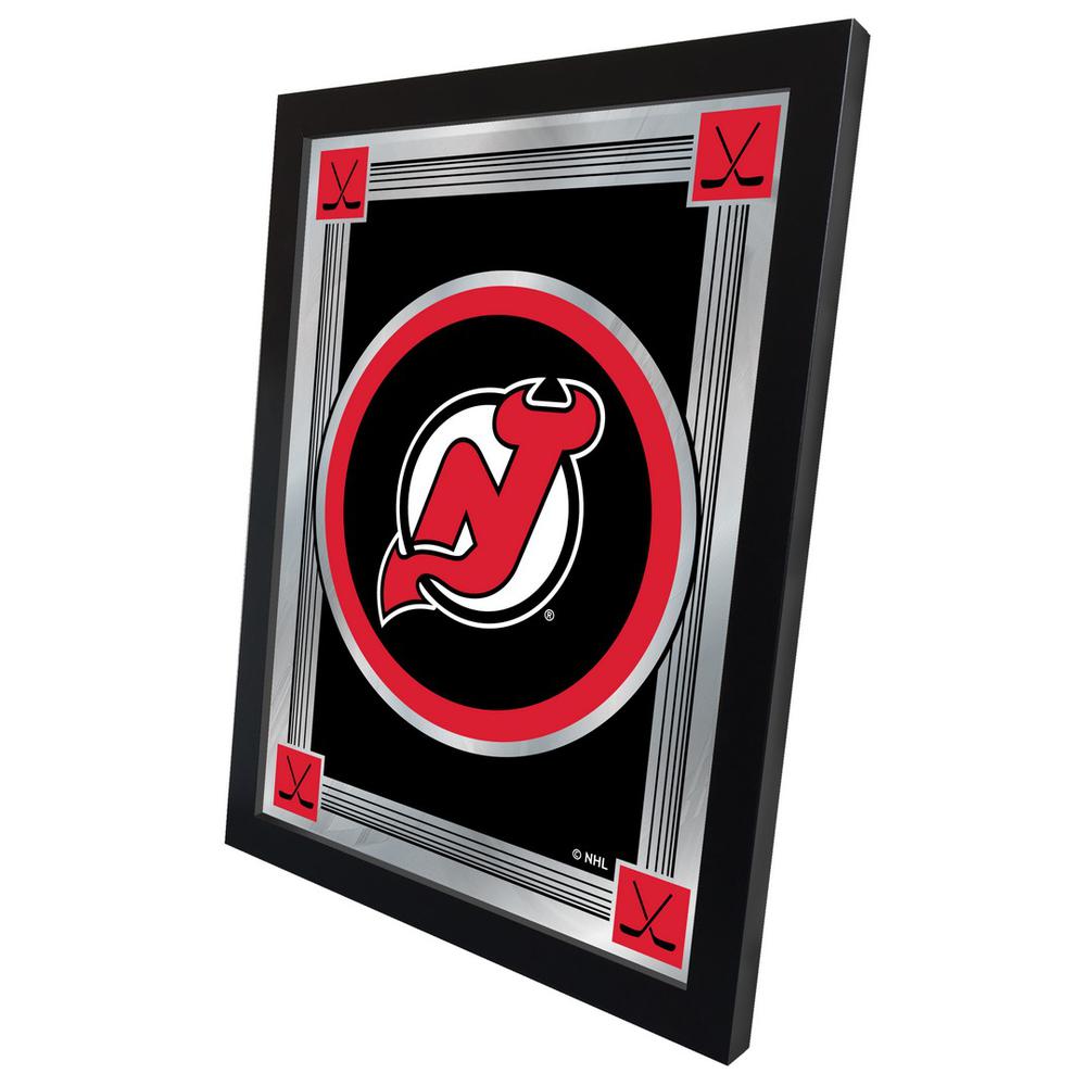 New Jersey Devils 17" x 22" Logo Mirror. Picture 2