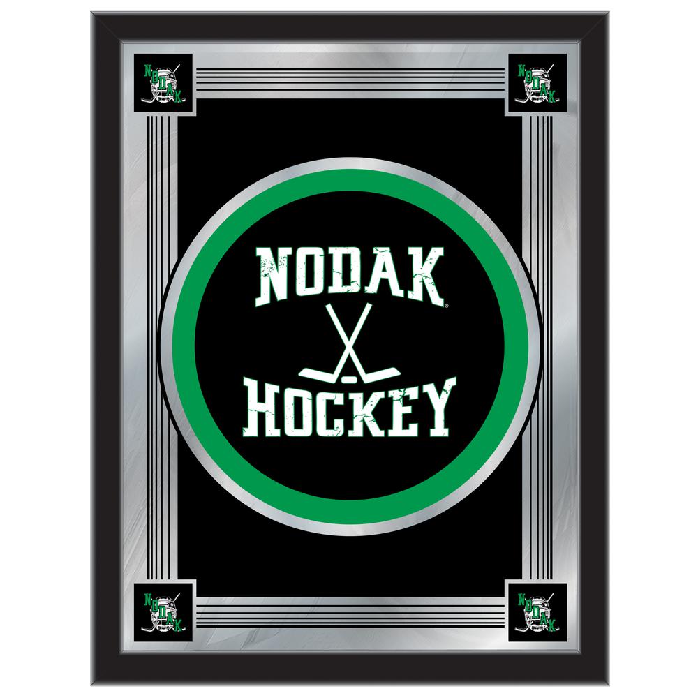 North Dakota Hockey 17" x 22" Logo Mirror. Picture 1