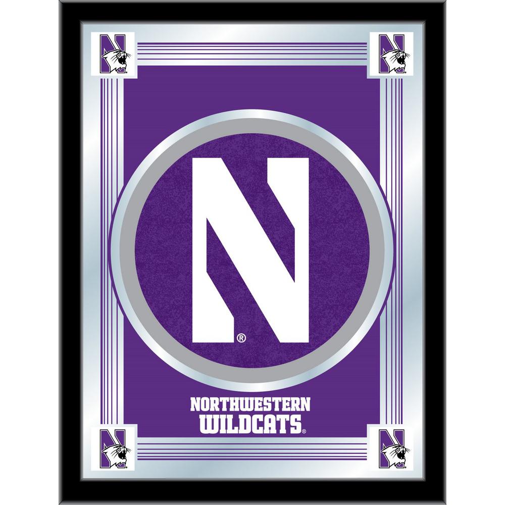 Northwestern 17" x 22" Logo Mirror. Picture 1