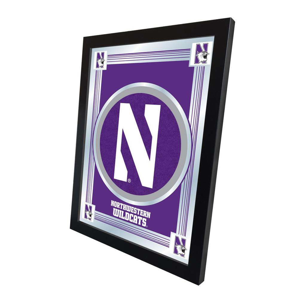 Northwestern 17" x 22" Logo Mirror. Picture 2