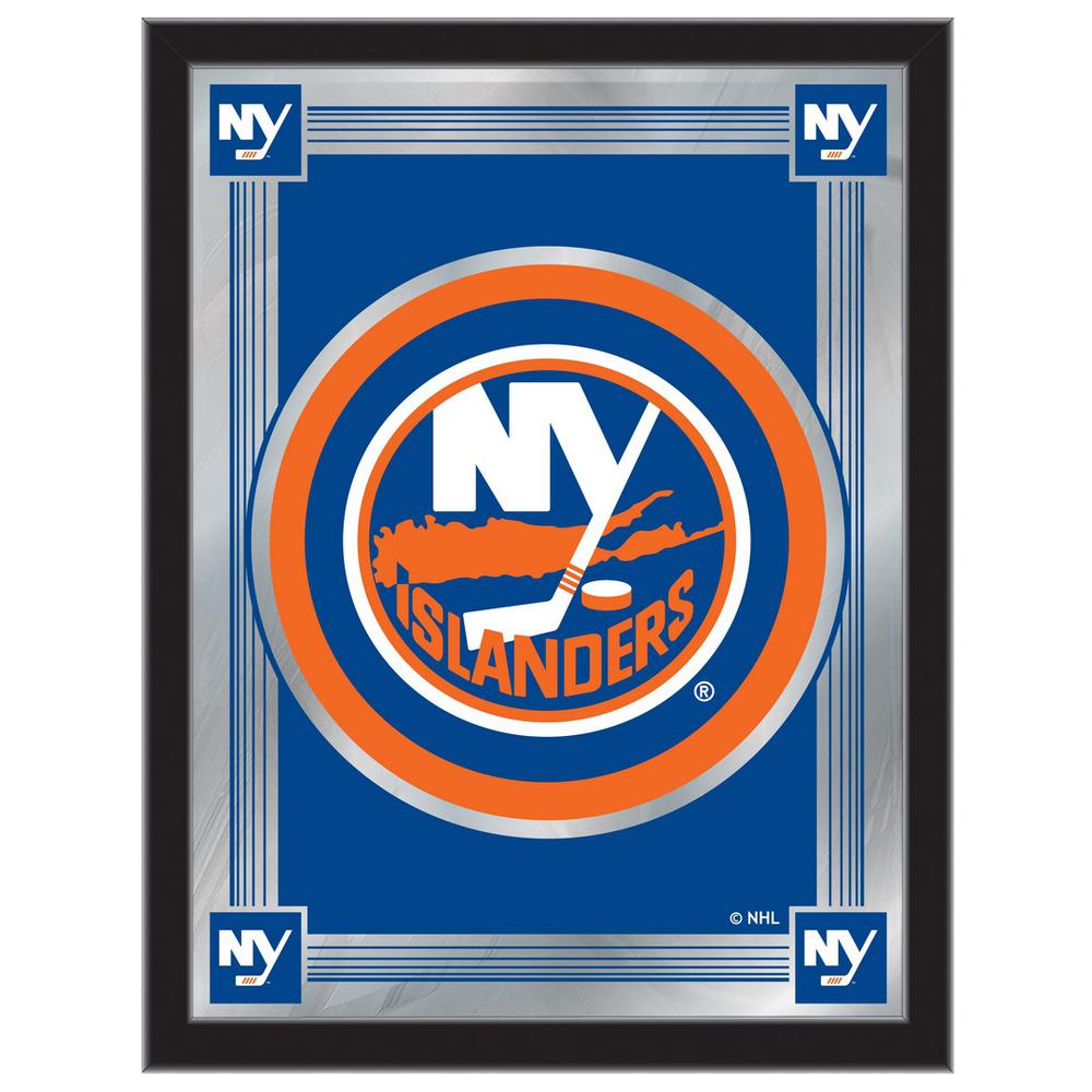 New York Islanders 17" x 22" Logo Mirror. Picture 1