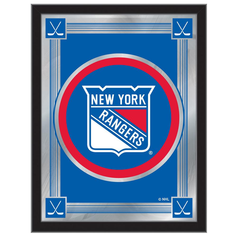 New York Rangers 17" x 22" Logo Mirror. Picture 1
