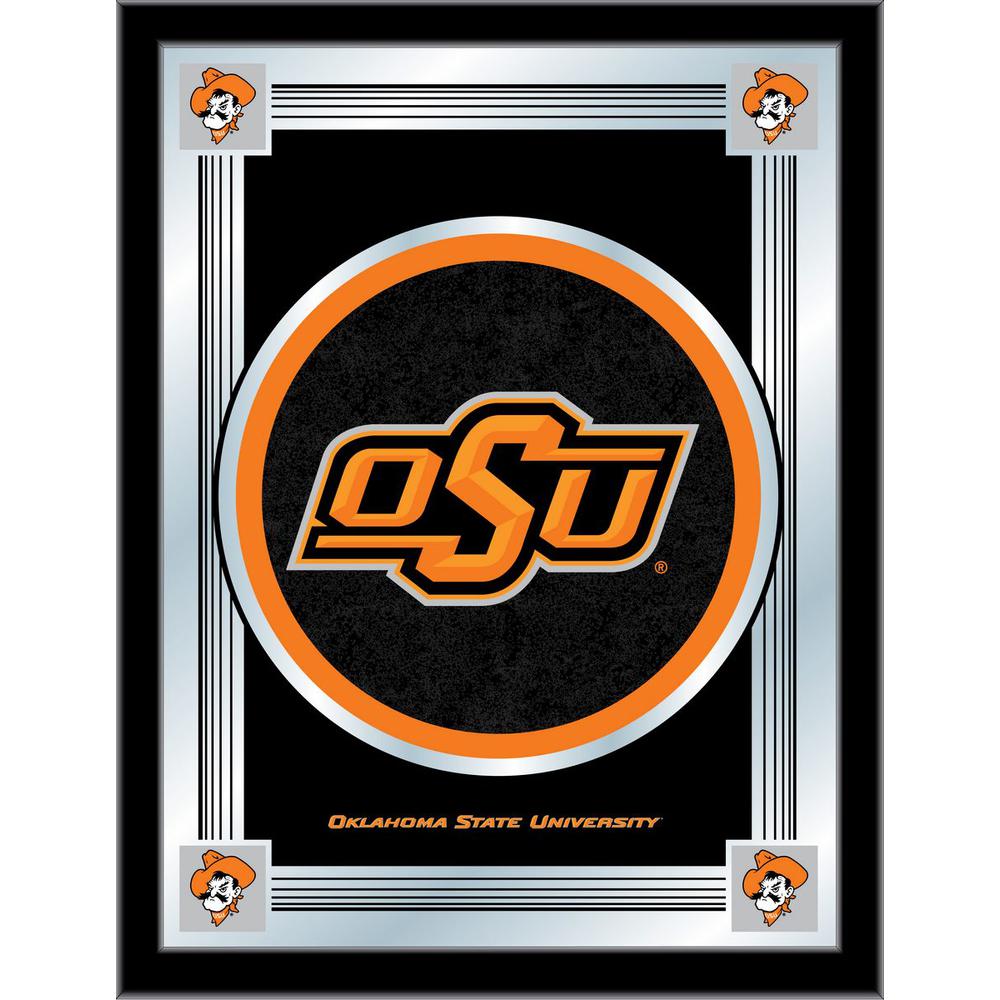Oklahoma State 17" x 22" Logo Mirror. Picture 1
