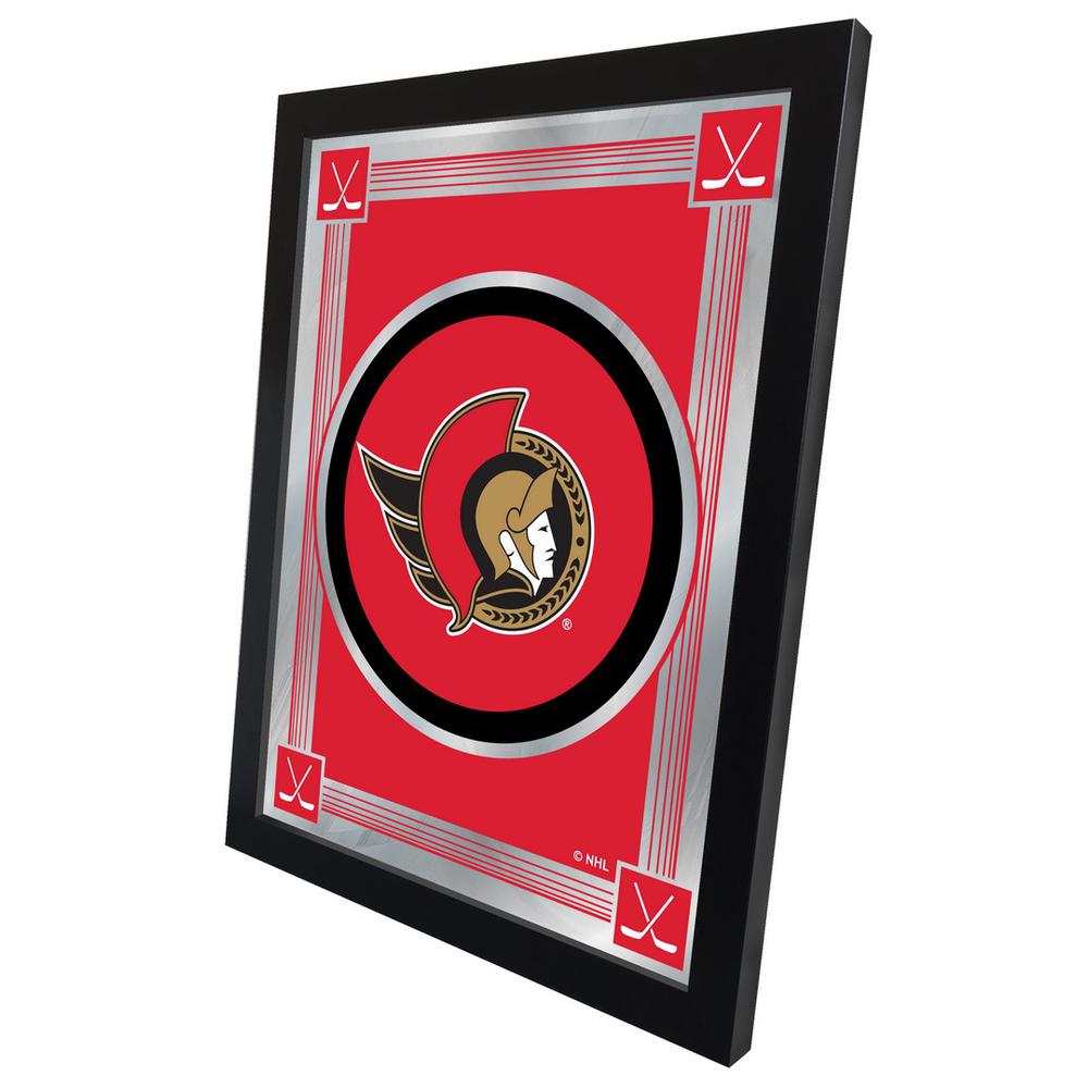 Ottawa Senators 17" x 22" Logo Mirror. Picture 2