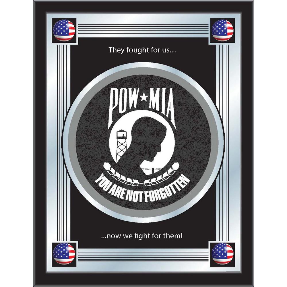 POW/MIA 17" x 22" Logo Mirror. Picture 1