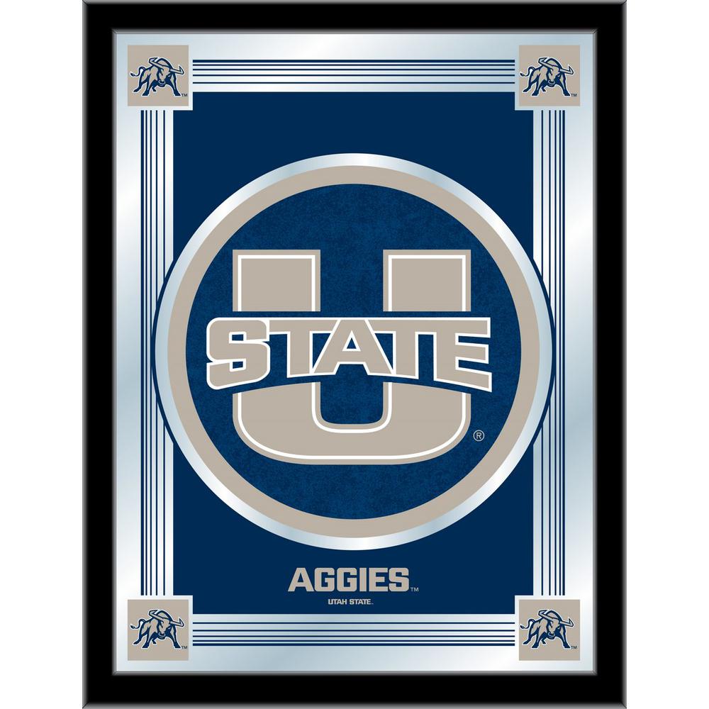Utah State 17" x 22" Logo Mirror. Picture 1