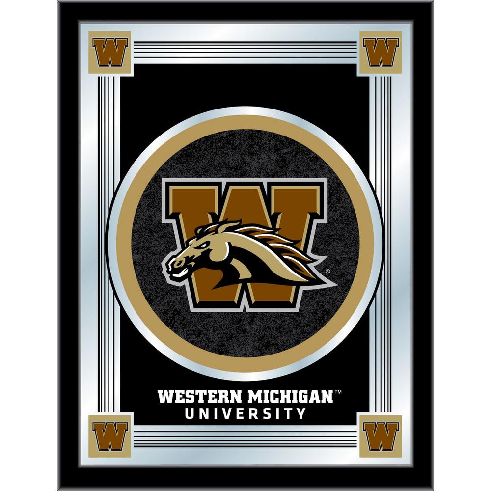 Western Michigan 17" x 22" Logo Mirror. Picture 1