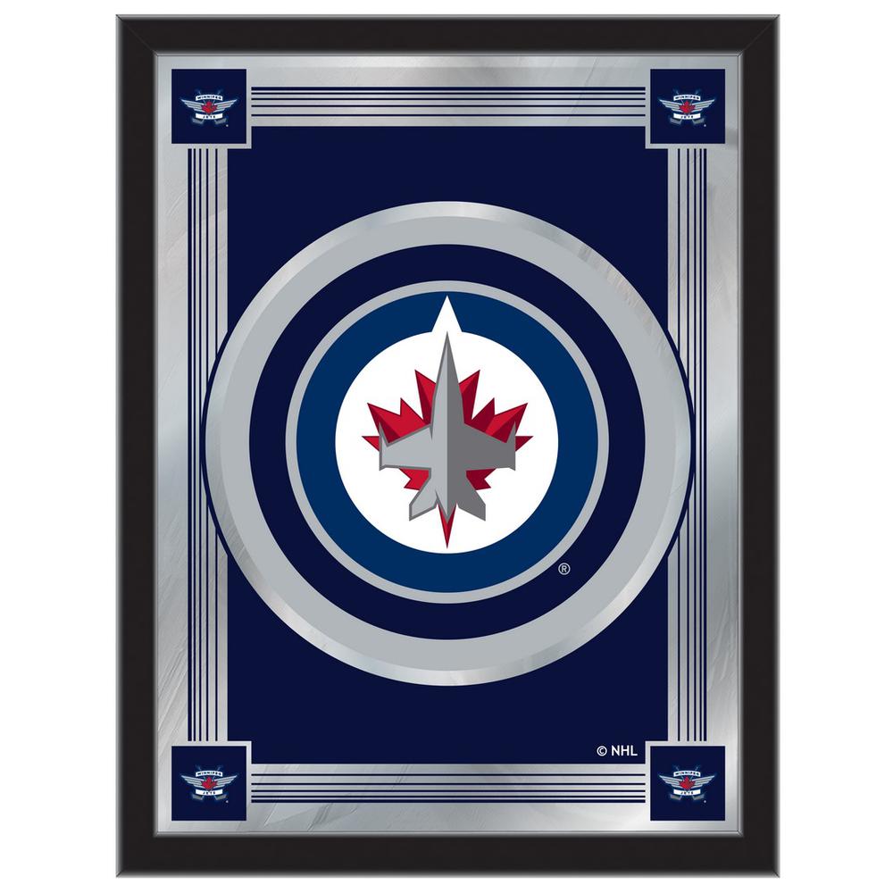 Winnipeg Jets 17" x 22" Logo Mirror. Picture 1