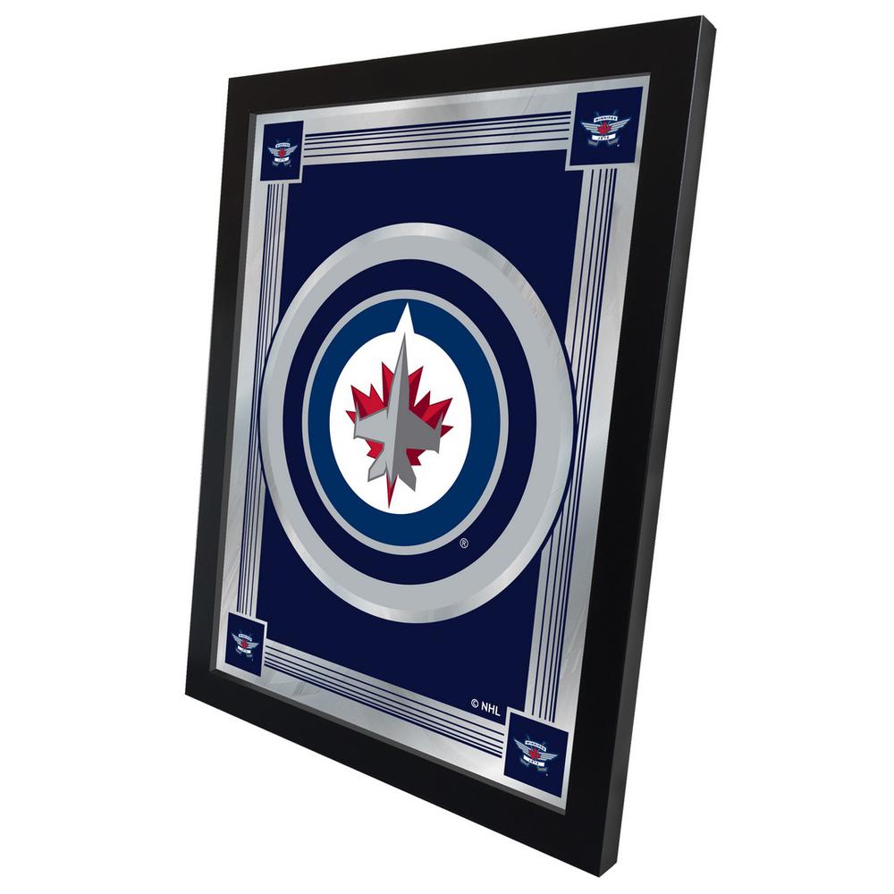 Winnipeg Jets 17" x 22" Logo Mirror. Picture 2