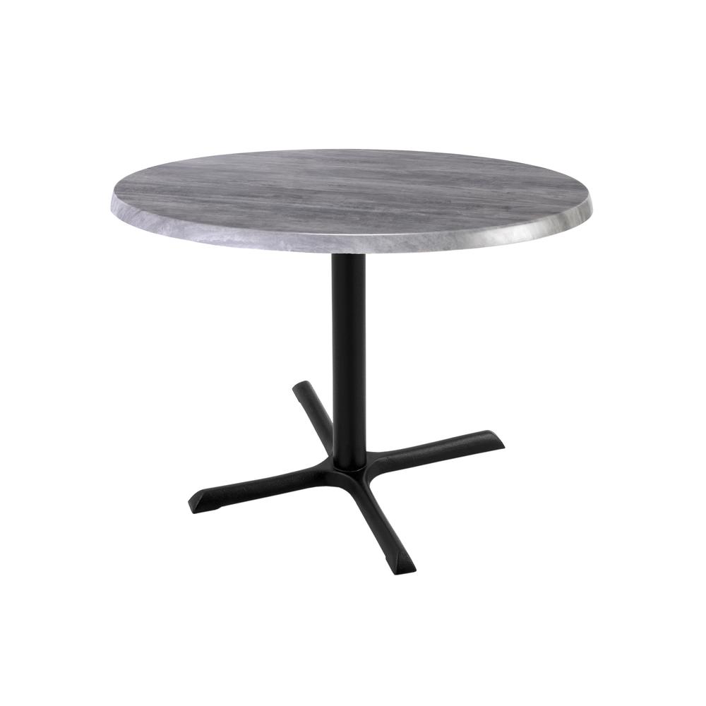 30" Tall OD211 Indoor/Outdoor All-Season Table with 30" Diameter Greystone Top. Picture 1