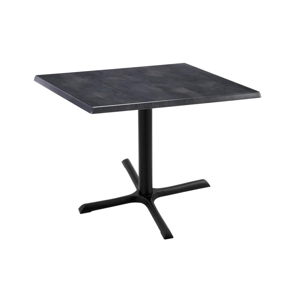 30" Tall OD211 Indoor/Outdoor All-Season Table with 30" x 30" Square Black Steel Top. Picture 1