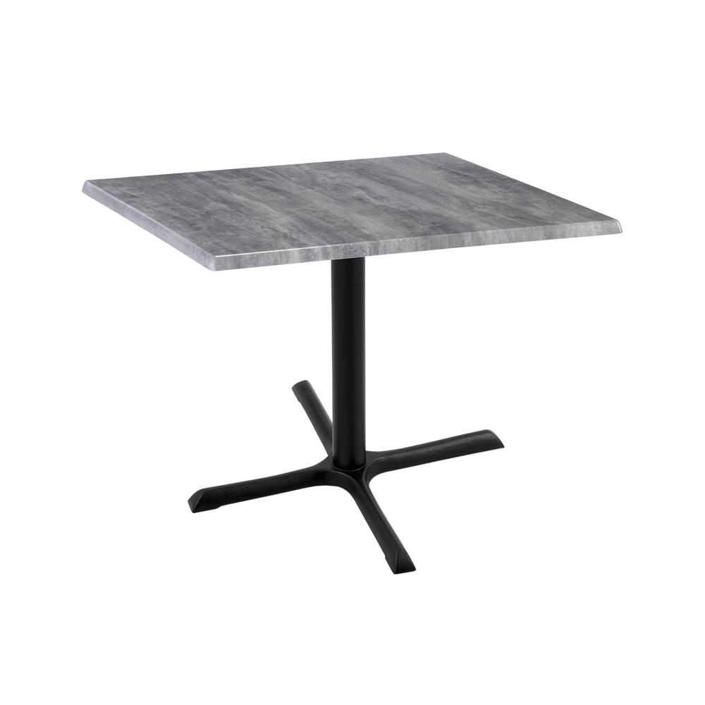 30" Tall OD211 Indoor/Outdoor All-Season Table with 30" x 30" Square Greystone Top. Picture 1