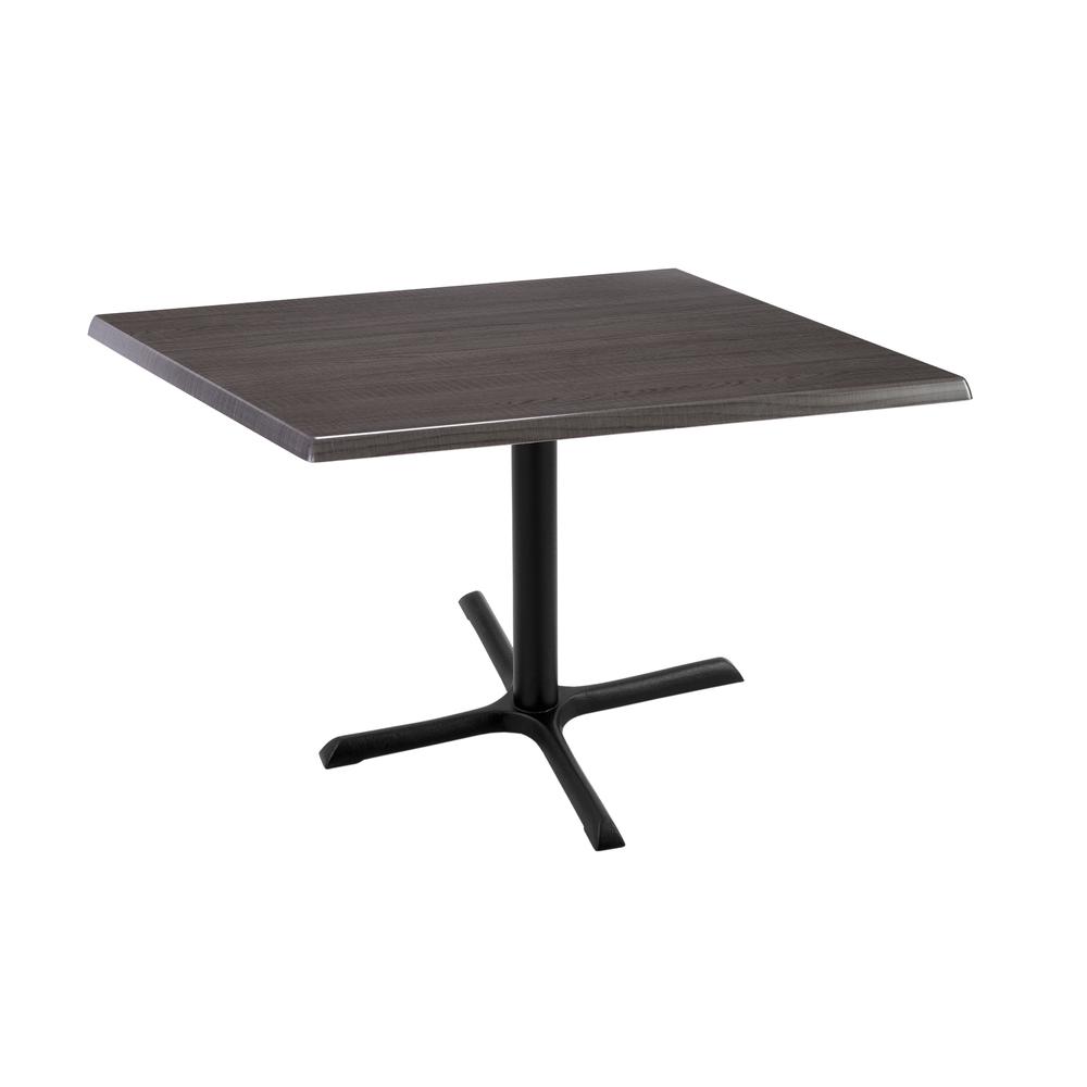 30" Tall OD211 Indoor/Outdoor All-Season Table with 36" x 36" Square Charcoal Top. Picture 1
