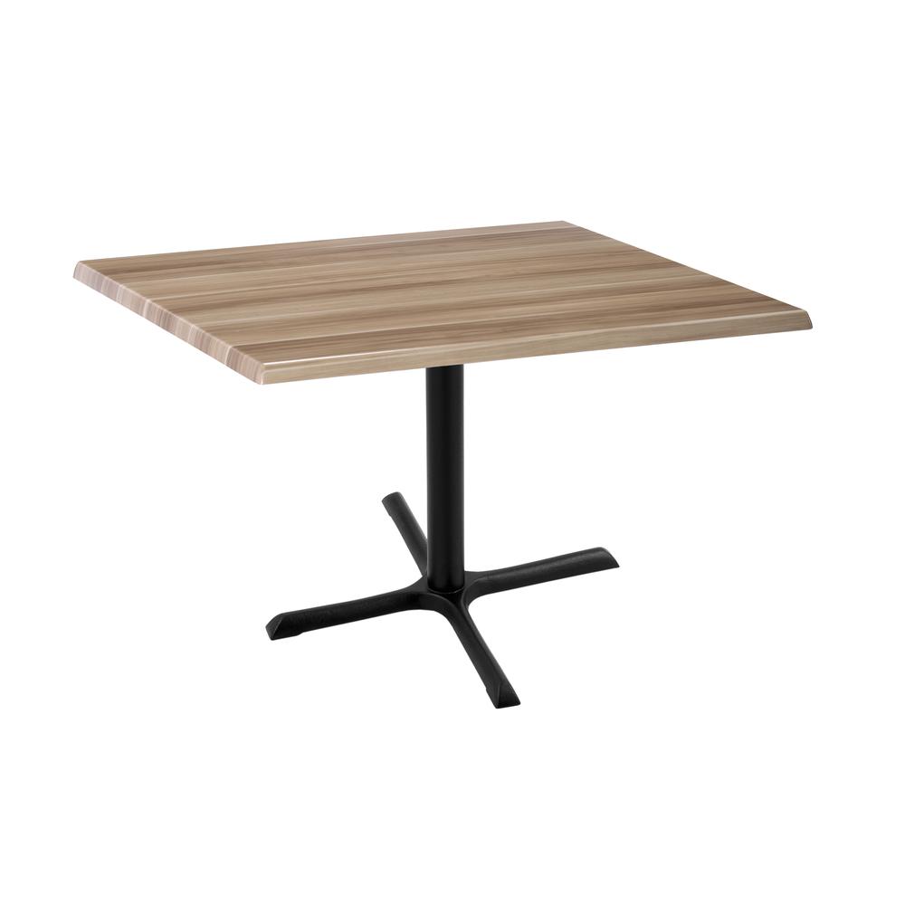 30" Tall OD211 Indoor/Outdoor All-Season Table with 36" x 36" Square Natural Top. Picture 1
