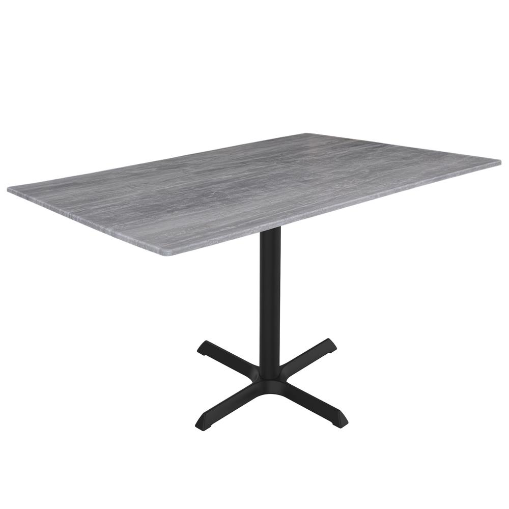 30" Tall OD211 Indoor/Outdoor All-Season Table with 32" x 48" Greystone Top. Picture 1