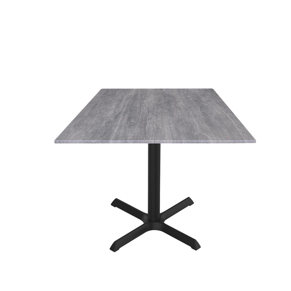30" Tall OD211 Indoor/Outdoor All-Season Table with 32" x 32" Square Greystone Top. Picture 1