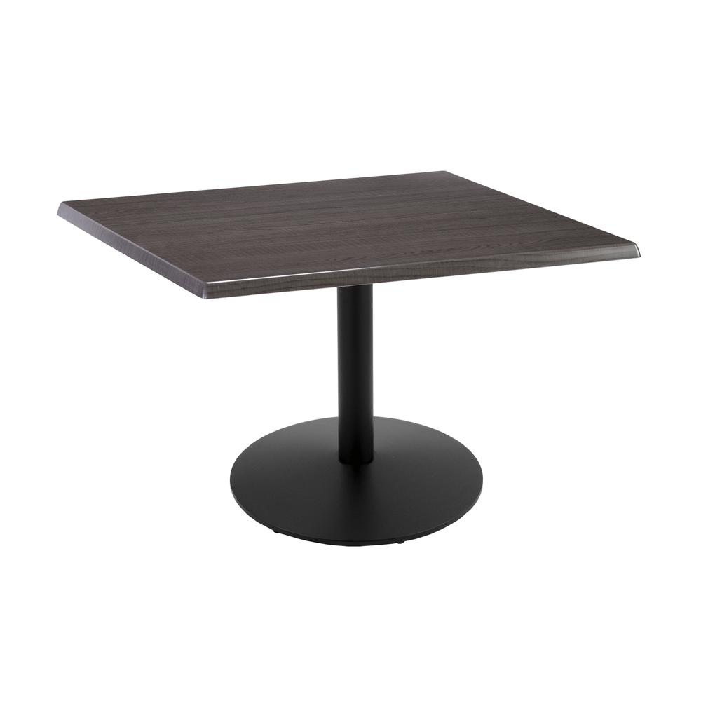 30" Tall OD214 Indoor/Outdoor All-Season Table with 36" x 36" Square Charcoal Top. Picture 1