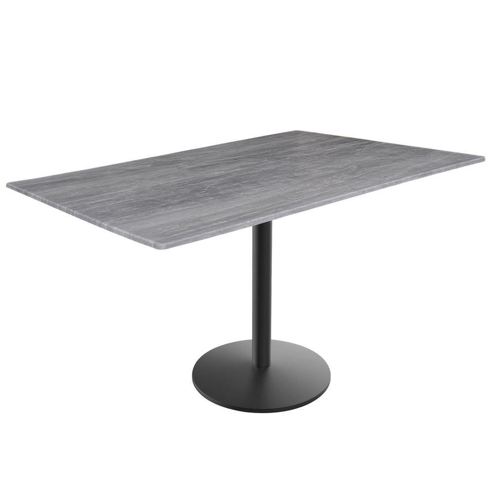 30" Tall OD214 Indoor/Outdoor All-Season Table with 32" x 48 Greystone Top. Picture 1
