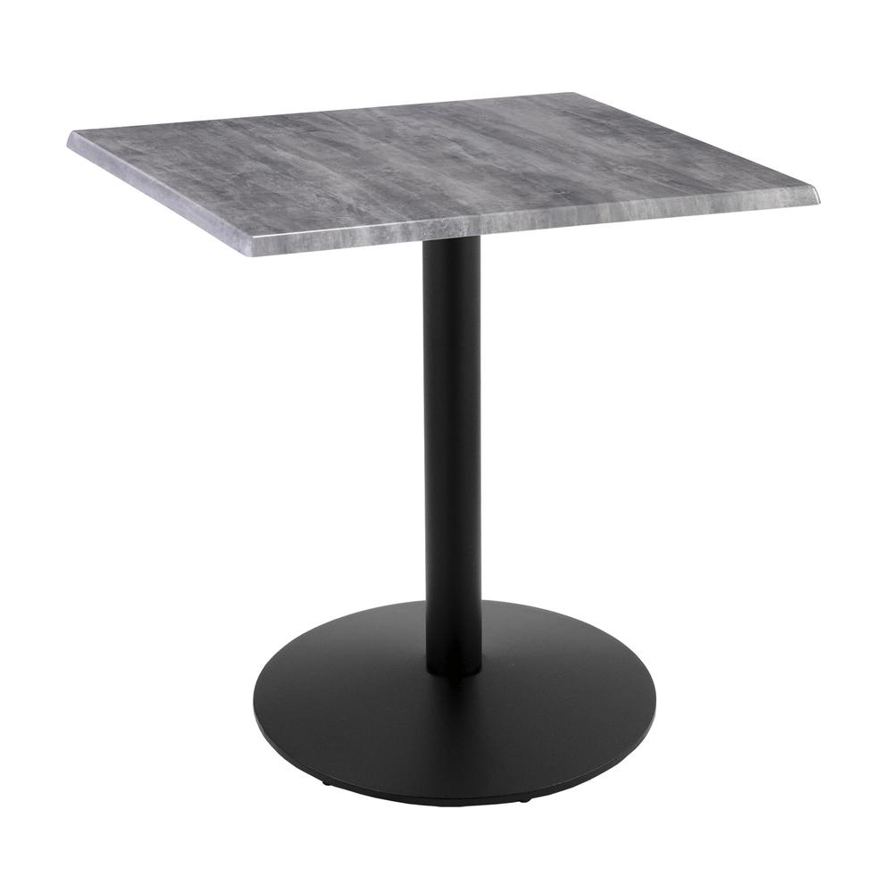 36" Tall OD214 Indoor/Outdoor All-Season Table with 30" x 30" Square Greystone Top. Picture 1