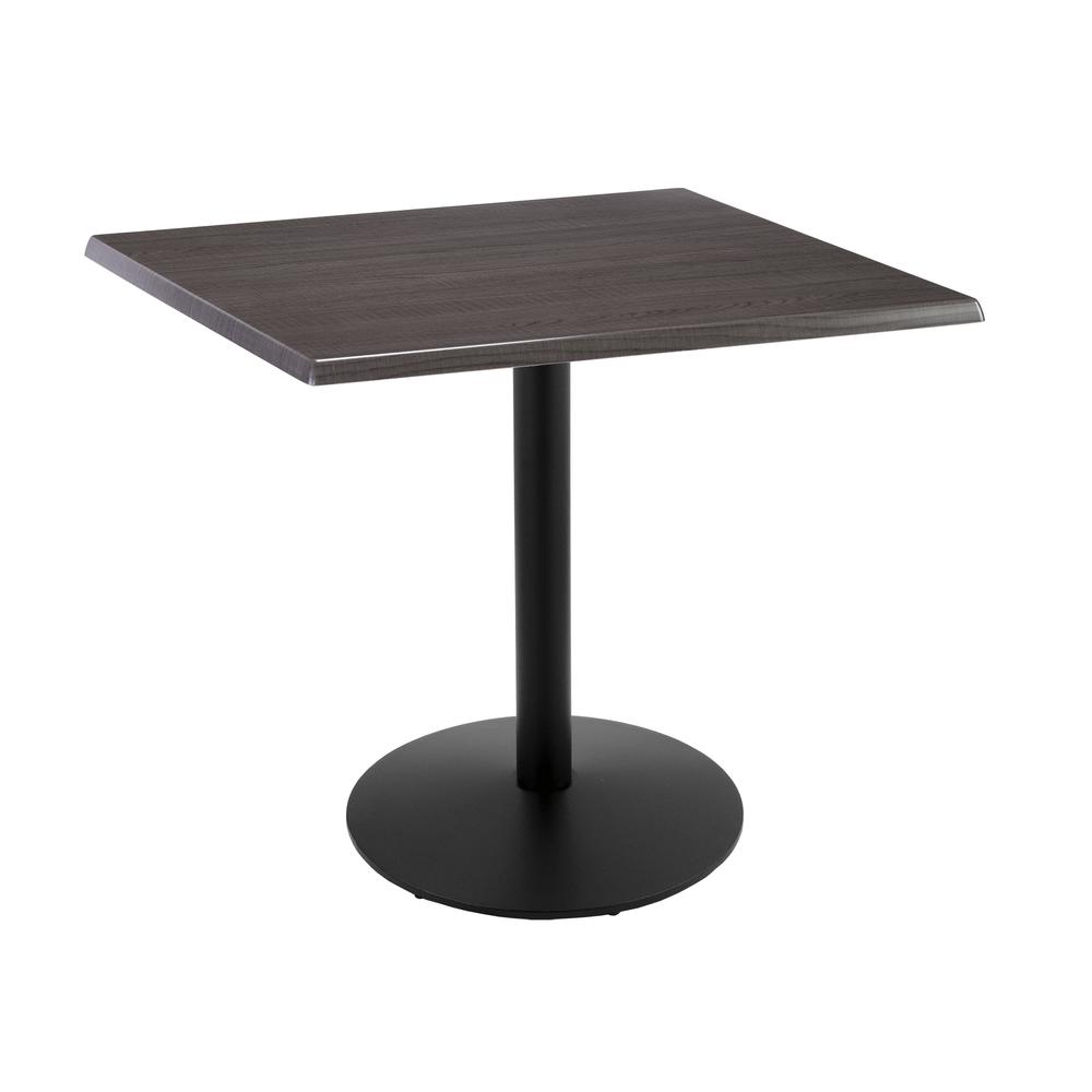 36" Tall OD214 Indoor/Outdoor All-Season Table with 36" x 36" Square Charcoal Top. Picture 1