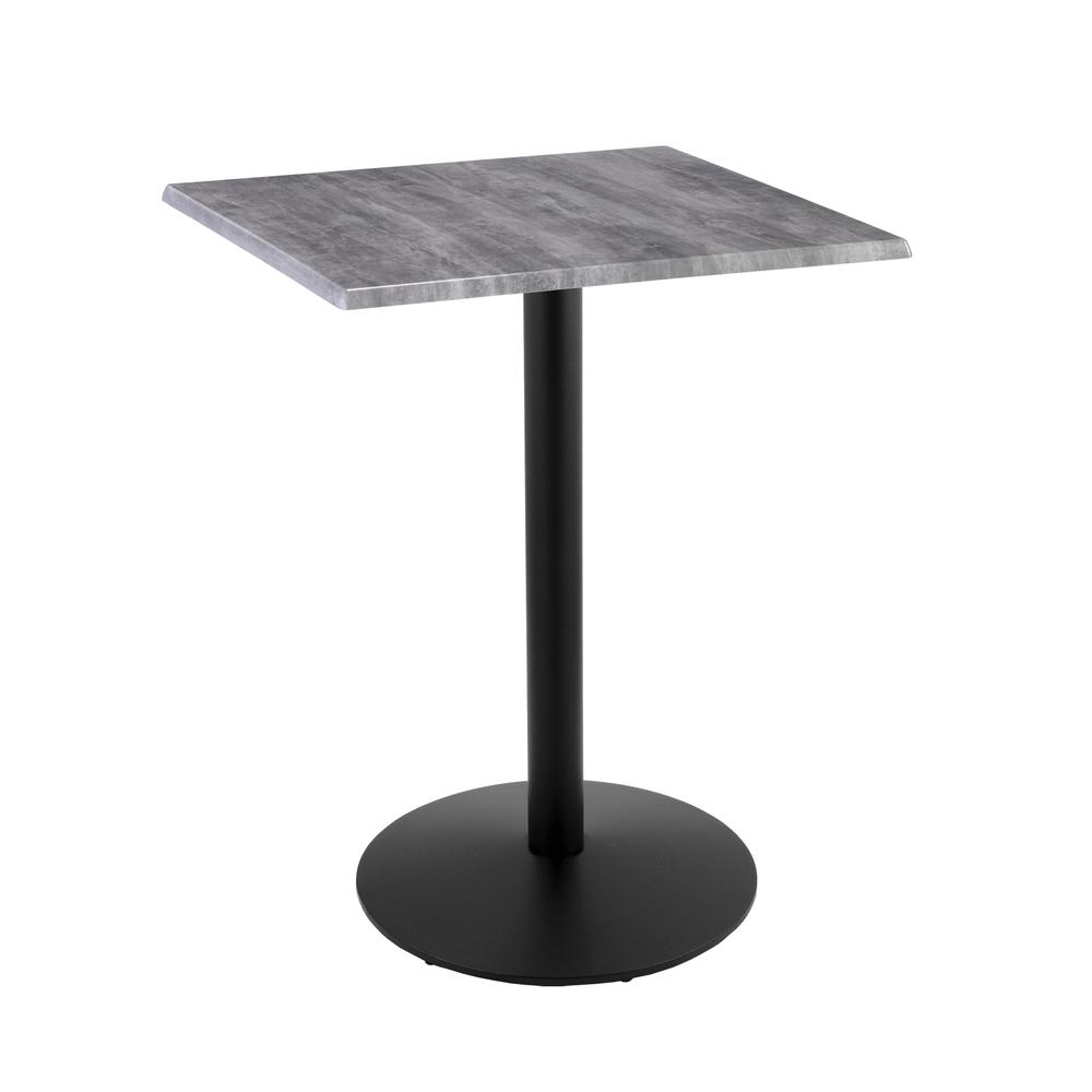42" Tall OD214 Indoor/Outdoor All-Season Table with 30" x 30" Square Greystone Top. Picture 1