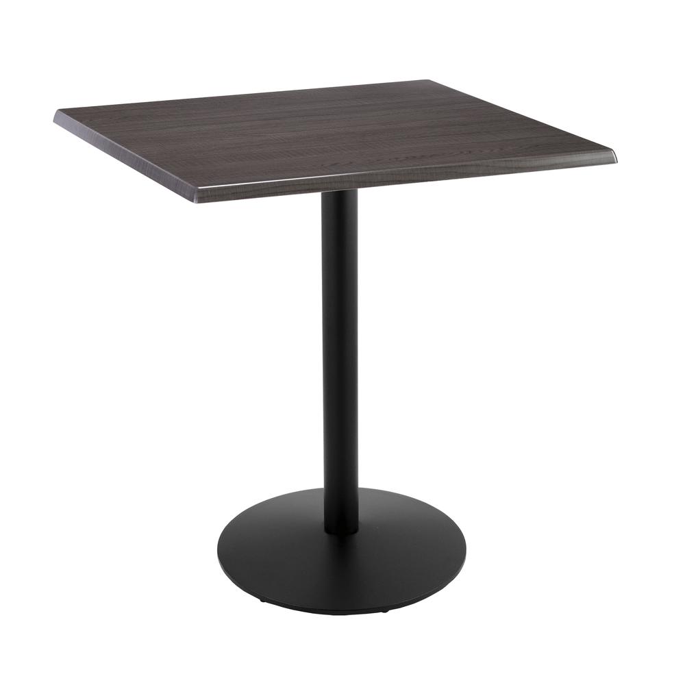 42" Tall OD214 Indoor/Outdoor All-Season Table with 36" x 36" Square Charcoal Top. Picture 1