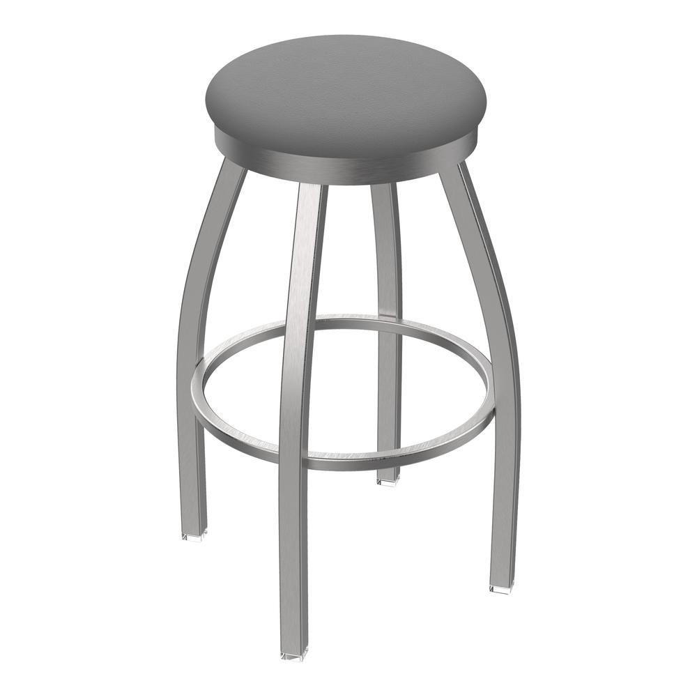 Misha Stainless Steel Swivel Outdoor Bar Stool. Picture 1