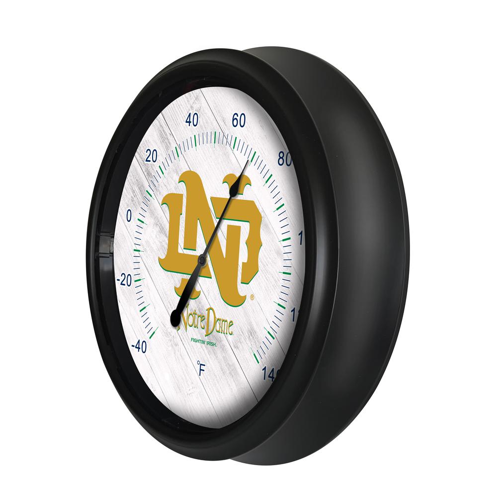 Notre Dame (Vintage) Indoor/Outdoor LED Thermometer. Picture 2