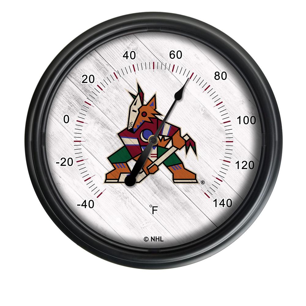 Arizona Coyotes Indoor/Outdoor LED Thermometer. Picture 1
