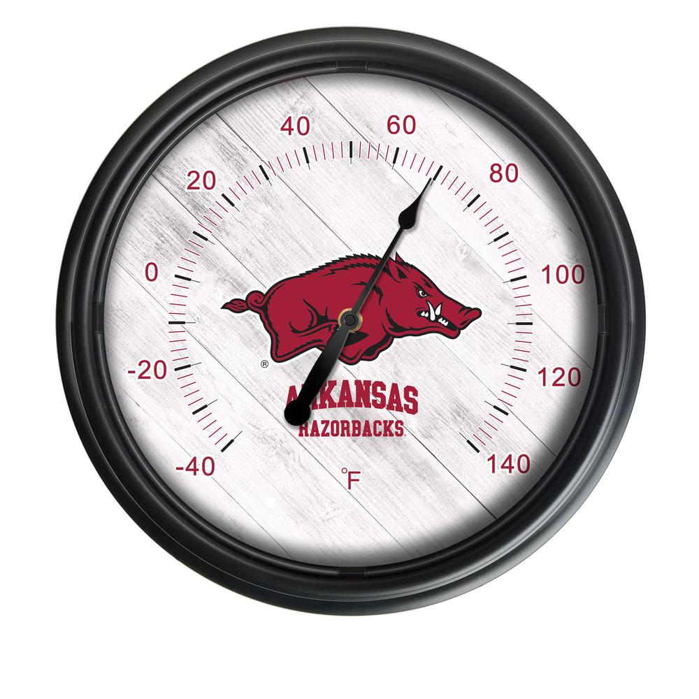 University of Arkansas Indoor/Outdoor LED Thermometer. Picture 1