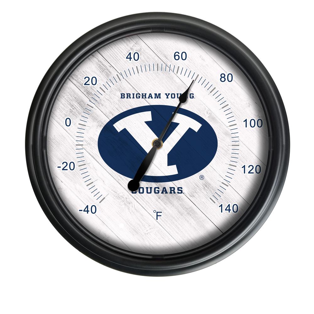Brigham Young University Indoor/Outdoor LED Thermometer. Picture 1