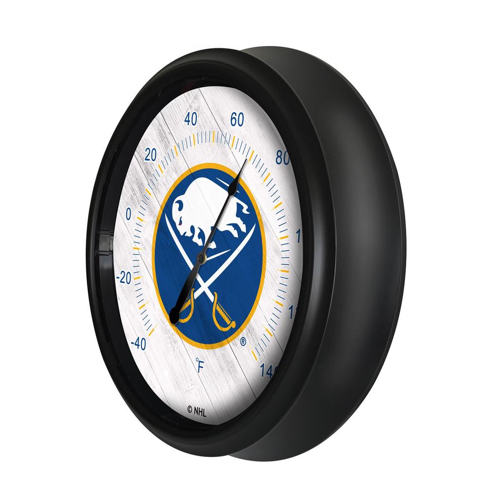 Buffalo Sabres Indoor/Outdoor LED Thermometer. Picture 2