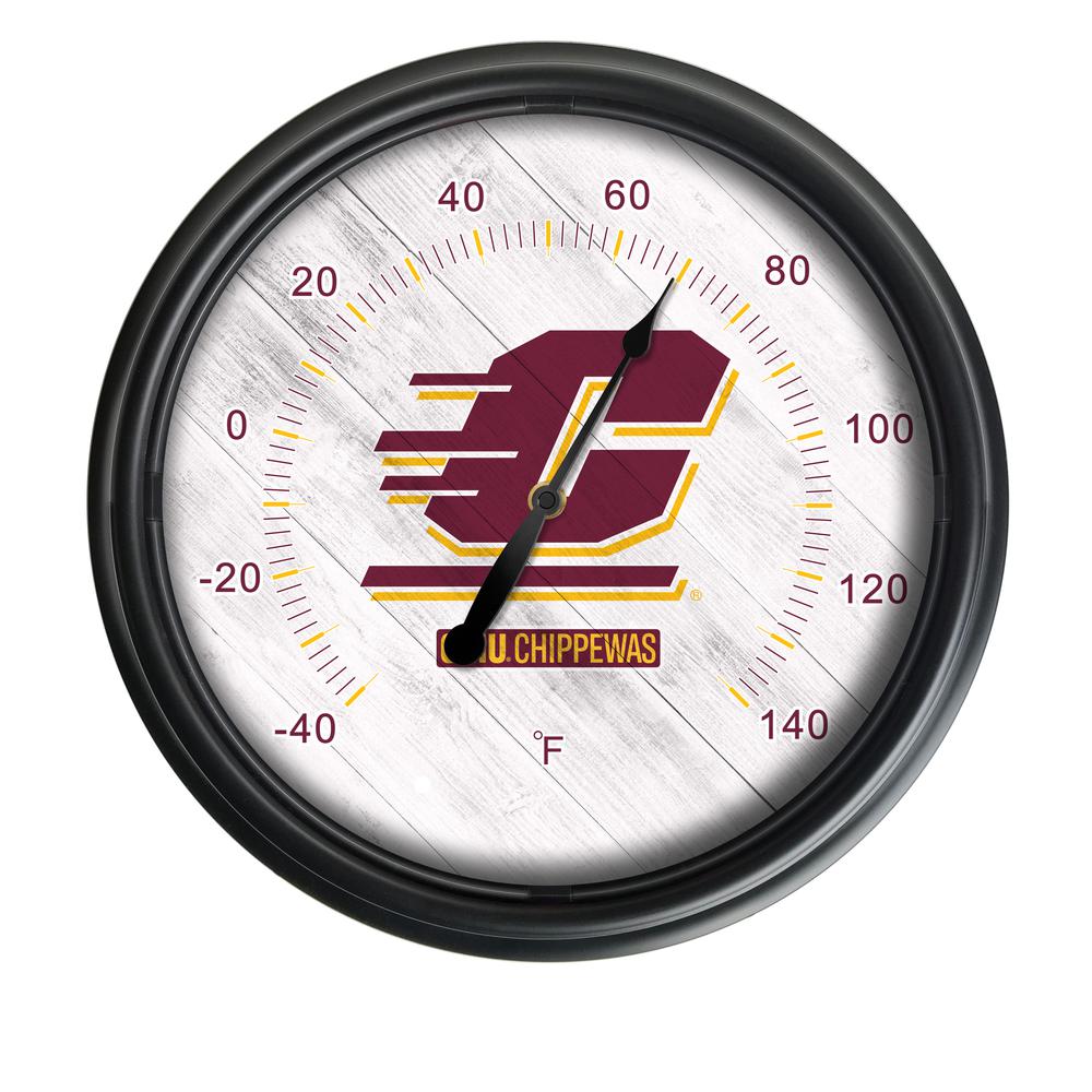 Central Michigan University Indoor/Outdoor LED Thermometer. Picture 1