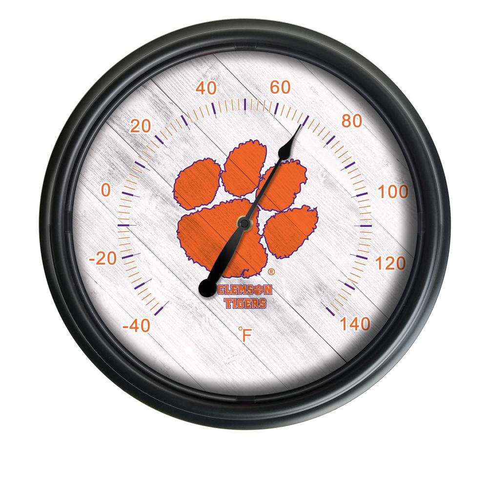 Clemson Indoor/Outdoor LED Thermometer. Picture 1
